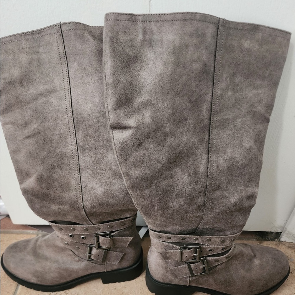 Torrid Gray Suede Women's Boots